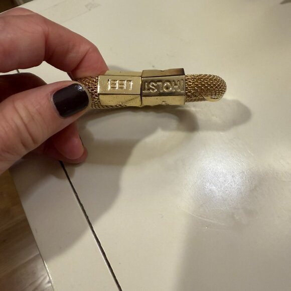 Womens Holst and Lee Mesh Gold Bracelet - Picture 3 of 5